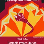 Photo of poster for portable power stations