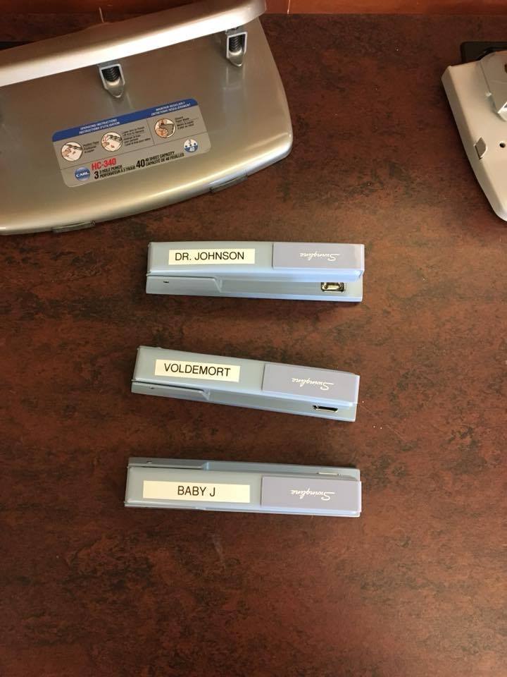 Missing Stapler Baby J Library Kalamazoo College