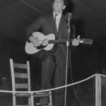 Alan Lomax performing.