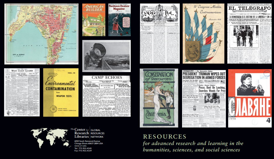 K Researchers Have Access to the Center for Research Libraries