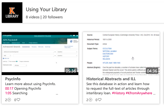 Learn About Using Your Library