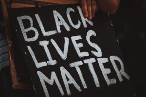 Black Lives Matter sign