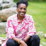 Award-winning Black author, Jaqueline Woodson.