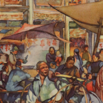 Photo of travel artwork