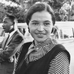 Photo of Rosa Parks and Martin Luther King, Jr.